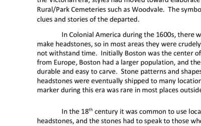 Headstone Information